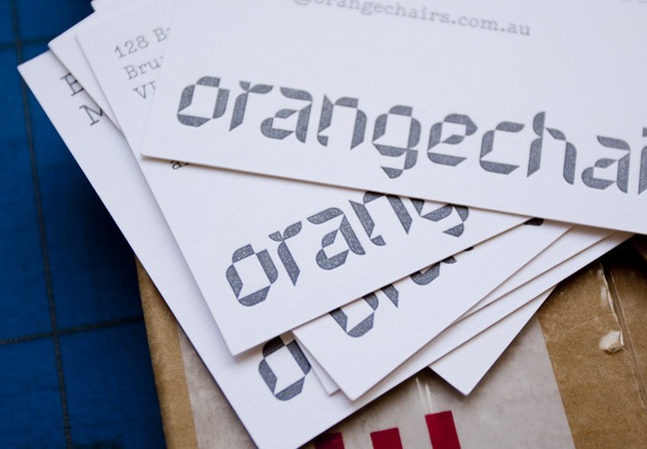 Letterpress business cards
