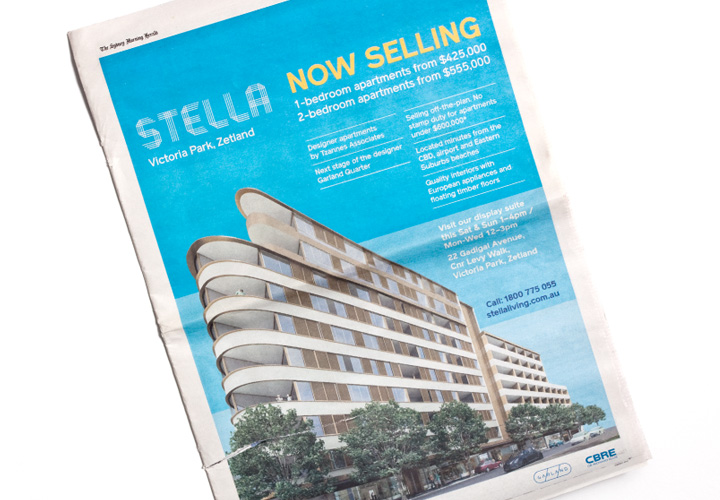 Stella Newspaper Advert