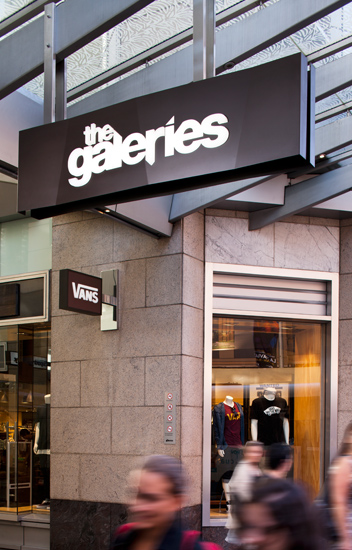 The Galeries Victoria Wayfinding System