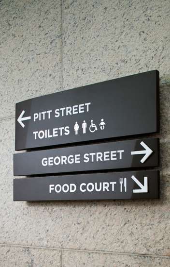 The Galeries Victoria Wayfinding System