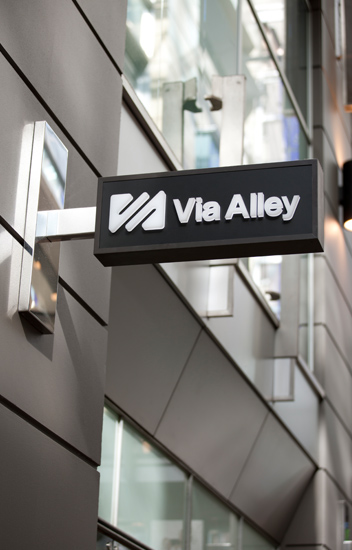 The Galeries Victoria Wayfinding System