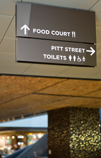 The Galeries Victoria Wayfinding System